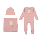 Cuddle & Coo Pink Lollipop Stretchie 3PC Set