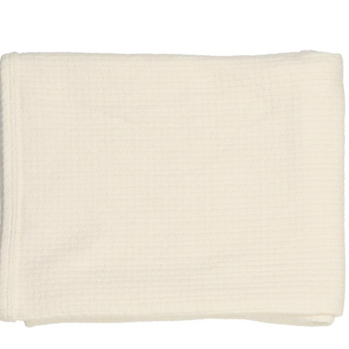 Mema Knits Ivory Textured Knit 3 PC Set + Bonnet