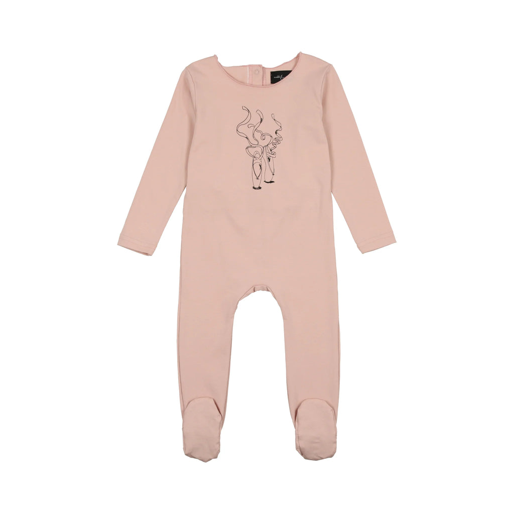 Cuddle & Coo Ballet Shoes Stretchie +Beanie