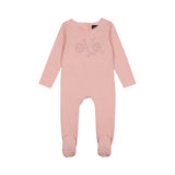 Cuddle & Coo Pink Bicycle Stretchie + Beanie