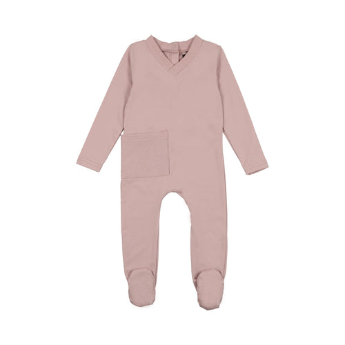 Cuddle & Coo Rose Ribbed pocket Stretchie + beanie