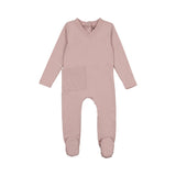 Cuddle & Coo Rose Ribbed pocket Stretchie + beanie