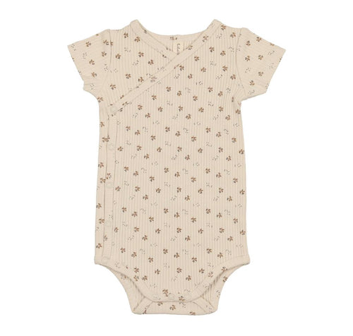 Lil Legs Side Snap Rib Romper Brushwood