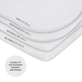 Solid White Bassinet Sheets