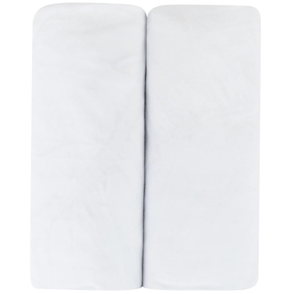 Solid White Bassinet Sheets