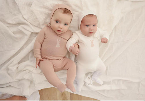 Lil Legs Bunny Set Pink/White
