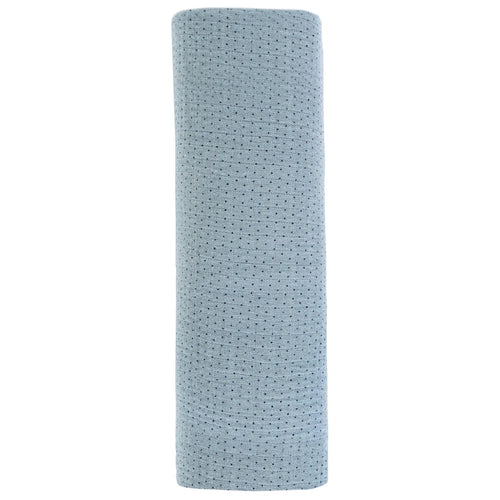 Ely's & Co Dark Blue Pin Dot Swaddle