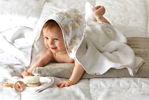 Adora Blossom Hooded Towel & Brush Set (Girls)