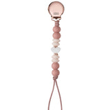 Adora Vanilla Heart Pacifier Clip