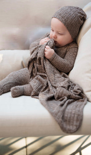 Taupe Marled Rib Collection